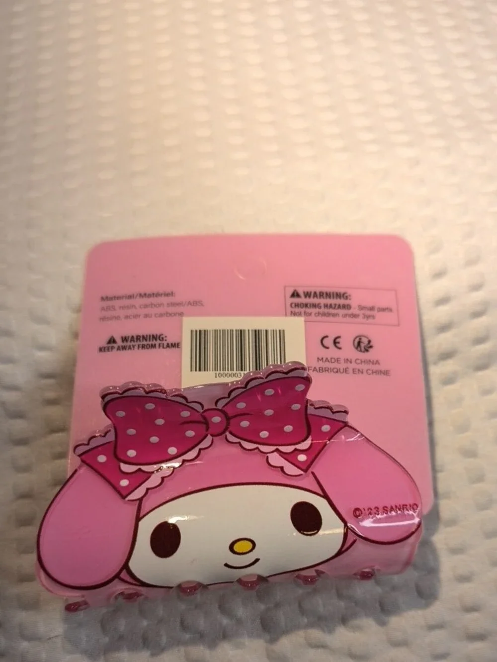 Sanrio My Melody Pink Bow Hair Clip